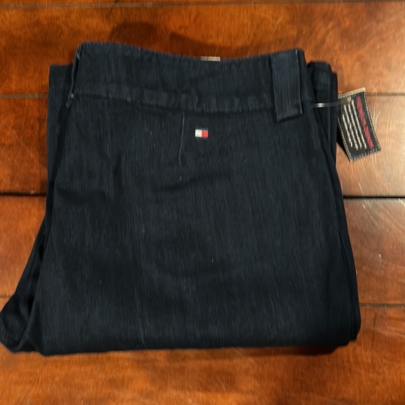 NWT Tommy Hilfiger Premium Denim Dark Blue Wash Boot Cut Jeans Size 14 Oct 2003 - Picture 13 of 16